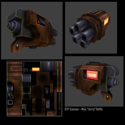 Quake 2 weapon model.