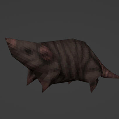 A rat complete with a rig and basic animations.