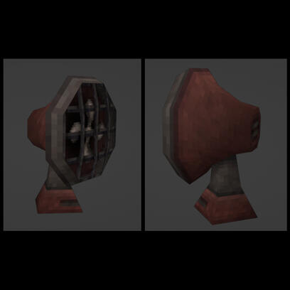 Desk fan taking inspiration from the 50's.