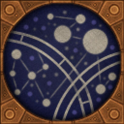 Celestial wall for use in a retro FPS.