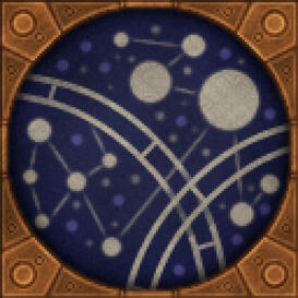 Celestial wall for use in a retro FPS.
